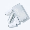 BUBLII Shower Filter Year Bundle
1 BUBLii personal care devices in silver + 3 shower filter refill cartridge arranged on a white surface next to their branded packaging box.
